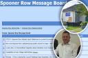 The administrator of Spooner Row Messageboard has hit back at claims the site has become a 
