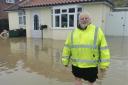 Barry Herber was among the people in Attleborough flooded during Storm Babet