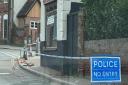 A police cordon is in place after a serious incident in Loddon