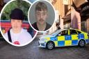 Raymond James Quigley and Edward Quigley (inset) and scene of fatal stabbing in Ipswich
