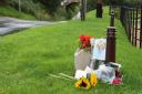 Floral tributes to Dale Jackson