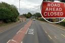 The A146 is closed near Loddon after a crash