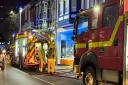 The fire service attended a blaze in Cromer this evening