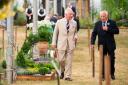 David Reeve with the then Prince of Wales at Sandringham in July, 2022