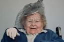 Residents at Diamond House were given a nostalgic photoshoot. Pictured - Edith Gwyn Elmes