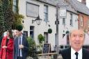 The Prince and Princess of Wales and Sir Alan Sugar have been seen dining at the Dabbling Duck