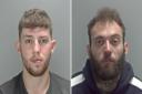 Liam Tooke (L) and Edward Hadley (R) have been jailed