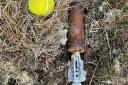 An unexploded bomb has been found in Winterton