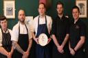 From left to right: Courtney O’Flaherty, Luke Goodbourn, Dan Lawrence (Head Chef), Cameron Mulley and Harris Wright