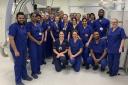 The cardiology team from the Norfolk and Norwich University Hospital