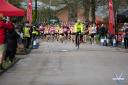 Runners set off at the start of the Valentine's 10K