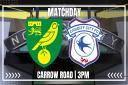 Norwich City face Cardiff at Carrow Road in the Championship this afternoon.