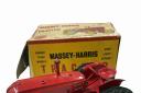 A boxed Lesney die-cast Massey-Harris 745D tractor with an estimate of £200-£250