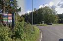 The crash happened at the roundabout beside the Forest Retail Park in Thetford