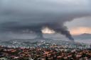 Smoke rises during protests in Noumea, New Caledonia (Nicolas Job, AP)