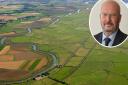 Pressure is mounting over a new A47 study. Inset: Graham Plant, chairman of the A47 Alliance