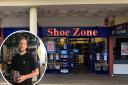 Ernie's Zero Waste Shop is set to move into the former Shoe Zone in Anglia Square. Inset: Graham Rutherford
