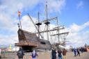 The Galeon Andalucia has docked in Great Yarmouth.