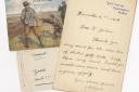 A letter Prince Albert, later George VI, wrote to thank his doctor for a box of golf balls, which is among a previously unseen collection coming up for auction