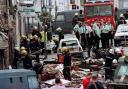 The Omagh bomb scene in 1998 (Paul McErlane/PA)