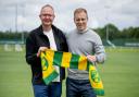 Johannes Hoff Thorup (right)  has been confirmed as Norwich City's new head coach, with Glen Riddlesholm.