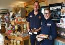 Rob and Becca Hirst pictured in 2022 inside the thriving Hirst's Farm Shop and Café