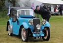 A vintage car on display at the Sandringham Pageant of Motoring