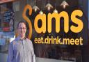 Antony Parke at Sams cafe in Lowestoft.