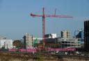 Construction work under way on the Cambridge University Hospitals site