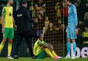 Mathias Normann was forced off with his long standing pelvic issue in Norwich City's 0-0 Premier League draw against Wolves