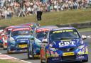 Action from last year's BTCC round at Snetterton.