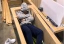 People taking part in YMCA Norfolk's Sleep Out event were encouraged to sleep 'anywhere but their beds'.