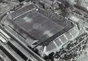 Mr George Swain, Norwich photographer, flew over Norwich City F.C.'s ground at Carrow Road many times, but has never been able to get a satisfactory picture owing to industrial haze. On Saturday conditions were different, however, and he secured this