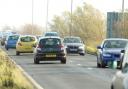 Drivers were being warned of major delays on the A47 following a crash
