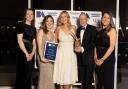 The AF Group won the Employer of the Year Award last year. From left: Lucy Churchill of last year’s co-sponsor Birketts, Crissy Meades, Sophie Addinall and David Harton-Fawkes of The AF Group, and Jody Woodrow of last year’s co-sponsor Pure Executive