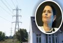 Former home secretary Priti Patel raised the issue of East Anglia GREEN project in Parliament on Tuesday, January 17