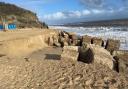 There has been extensive erosion at Hemsby Gap this weekend