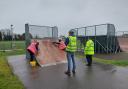 Two youths were made to remove graffiti at the Long Stratton skate park as part of a restorative justice session