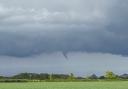 A tornado-like funnel cloud has been spotted in Long Stratton