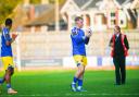 Joe Taylor after his one and only appearance for the Linnets