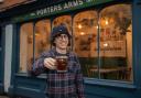 Co-owner Elliot Dransfield outside the new Porters Arms pub in Aylsham Picture: Sonya Duncan