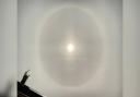 The 'moon halo' was spotted in Gorleston-on-Sea