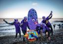 Fancy dress was encouraged at the Sheringham New Year's Day Dip 2024 Picture: Leanne McColm/Samphire Films