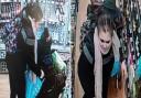 Police have released CCTV images of a man and a woman they would like to speak to in connection with a theft in Brundall
