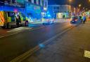 One person was taken to hospital after a crash in Gorleston last night