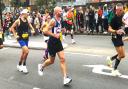 Danny Mills running the London Marathon in 2022