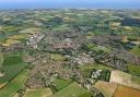 An aerial view of North Walsham