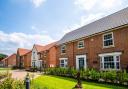 A typical street scene at David Wilson Homes’ Kingfisher Meadow development in Horsford