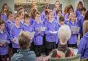 A school choir has kicked off Easter with a special performance