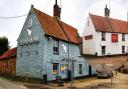 The White Horse at Holme is being restored to its original colour